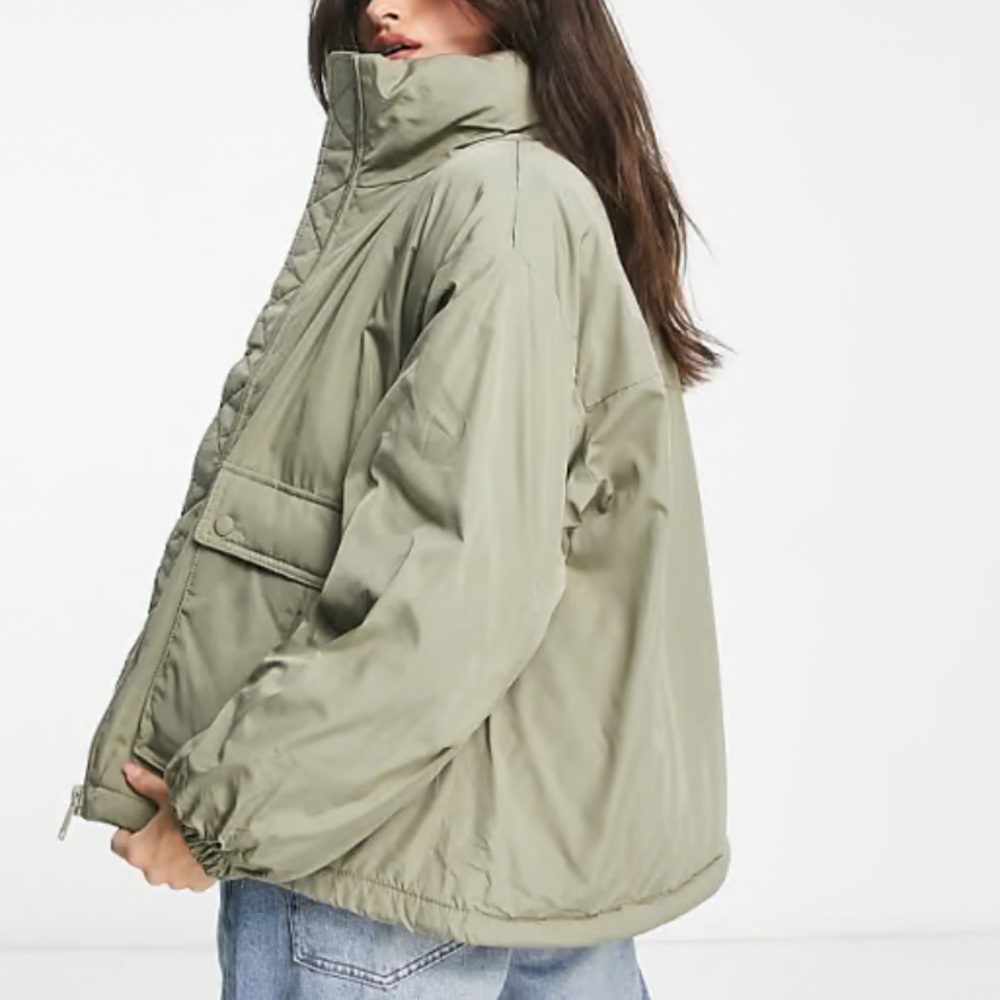 We The Free Sage Bomber/Puffer Jacket